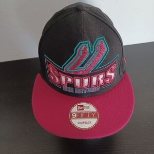 New Era San Antonio Spurs Snapback Hat One Size